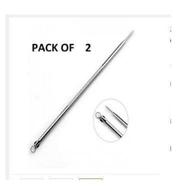 Stainless Steel Blackhead Remover Pin Pore Cleaning Tool for Skin Care  C  R4984