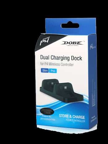 Dobe PS4 Dual Controller Charging Dock – TP4-002 C R4683