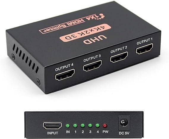 "Experience Crisp 3D and 4K x 2K Resolution: Sorthol HDMI Splitter for HDTV and More A R278 SPLITTER