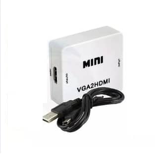 Mini VGA2HDMI Converter with 1080P Audio Adapter Connector for Notebook PC for HDTV Projector C R5096