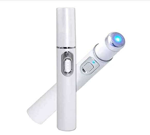 Blue Light Acne Therapy Pen Light Therapy Acne Laser Pen Portable Anti-Varicose Stick Acne Treatment Face Care Pen Acne Treatment Tool C R4385