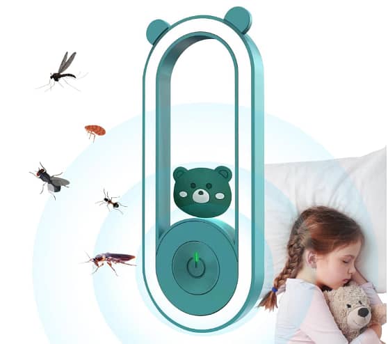 nsect Repellent, Ultrasonic, Mosquito Repellent, Indoor Pest Control, Ultrasonic, Portable, Silent, 360°, Easy to Use, Non-Toxic, Non-Polluting, Mosquito Repellent, No Batteries Required, Energy Saving, Mouse,  C R5077