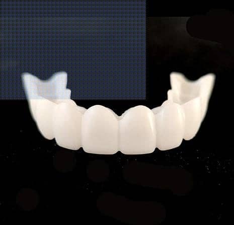 Upper and Lower False Teeth Cover Perfect Smile Veneers Comfort Fit Flex Denture Braces Customized Label C R1039