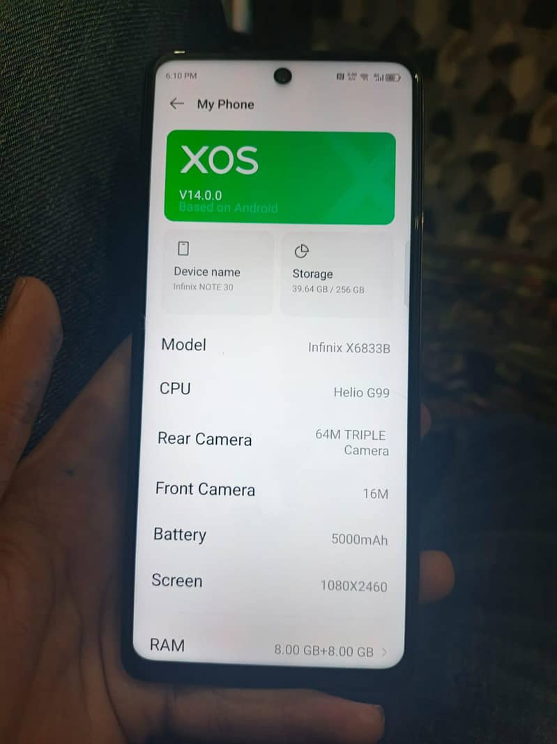 Infinix Note 30 6