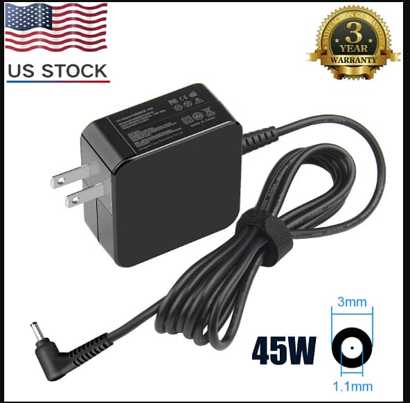 45W Laptop Charger For Acer Chromebook AC Adapter W15-045N4A USED Power Supply C R4418