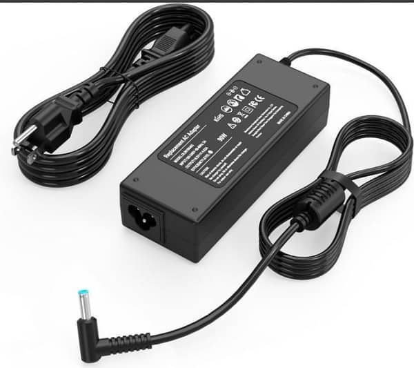 90W Laptop Charger for HP Envy Touchsmart Sleekbook & Pavilion Series, HP Elitebook Folio 1040, HP Spectre X360 13 15 Power Supply Cord A C384