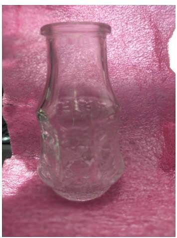 Art Deco Glass Bottle Made In Italy 6 PCS C C48