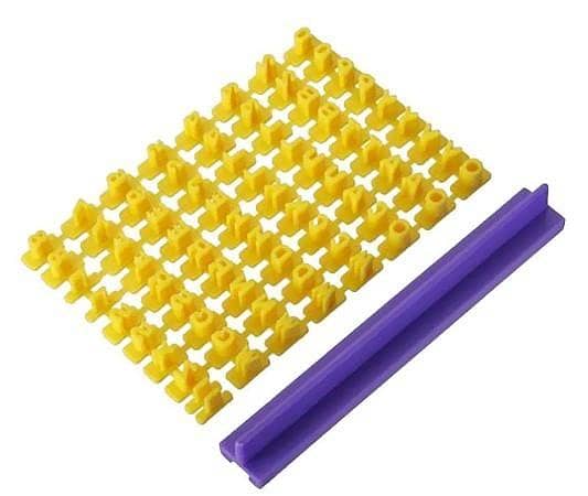 " KAZRU Alphabet Letter Number Cake Mould Biscuit Cookie Press Stamp DIY Toolsa c r5335