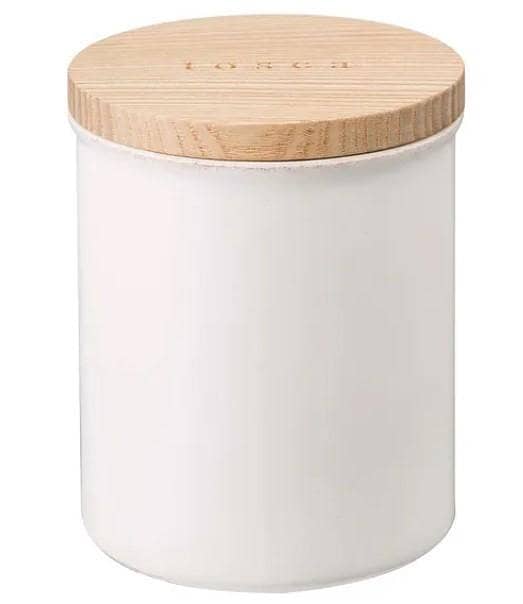 Storage Jars Tea Canister Ceramic Food Storage Container Set of 3 Black Porcelain Food Canister with Airtight Seal Bamboo Lid Sensitive Matte Tea Coffee Sugar   C  C4
