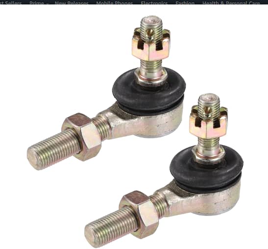 X AUTOHAUX M12x1.25 Left Right Ball Joint Fit for 110cc 125cc 150cc - 2 Pcs C R4402