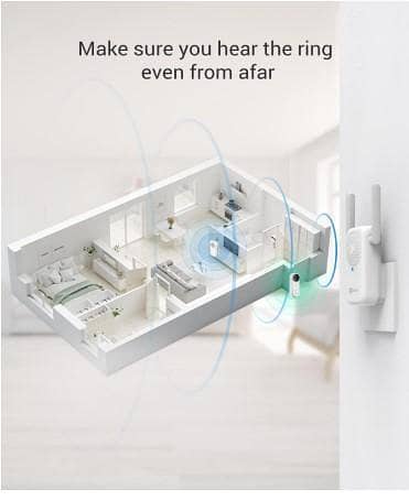 EZVIZ Wireless Video Doorbell Camera with Chime, No Monthly Fee, 256GB SD Card Storage, 2K Video, Human PIR Detection, 5200 mAh 4-Month Battery Life, 2.4GHz WiFi, Voice Changer, Alexa Control(DB2) C R3754