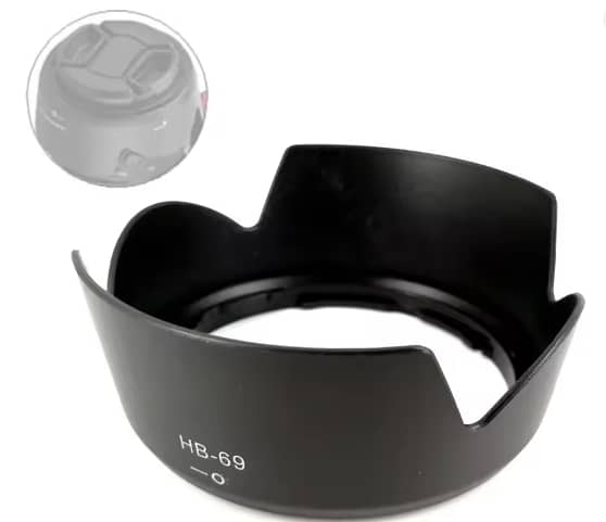Petal Flower Lens Hood Replace HB-69 for Nikon AF-S DX Nikkor 18-55mm f/3.5-5.6G VR II / 18-55 mm F3.5-5.6 G VR II HB69HB 69 R5311 C