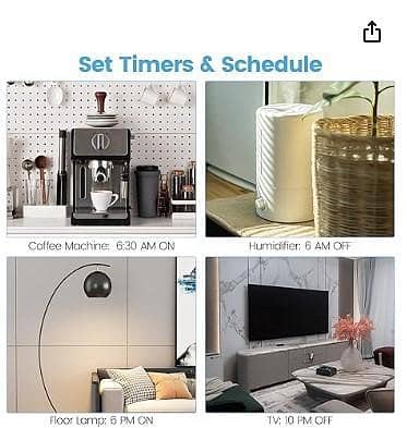 EIGHTREE Smart Plug with Power Consumption Meter, Mini Alexa Power Socket with Voice Control and Timer for Smart Home, Compatible with Alexa and Google Home, 2.4GHz WiFi   CR639