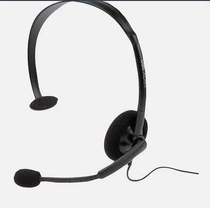 Microsoft Xbox 360 Headband Black Headband Headsets for Microsoft Xbox 360 C R4827