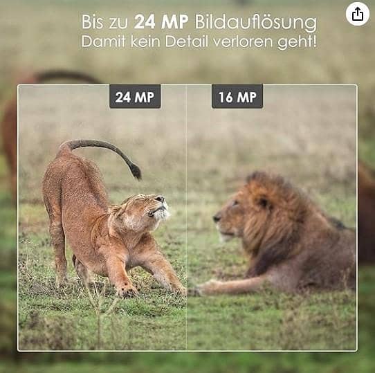 u s o (g o o d) 4K/24MP Wildlife Camera WLAN Mobile Phone Transmission, Wildlife Camera with Night Vision Motion Sensor, Invisible 940 nm LED Lighting up to 65 ft and IP66 Waterproof, Bluetooth App for Remote  C  R3486