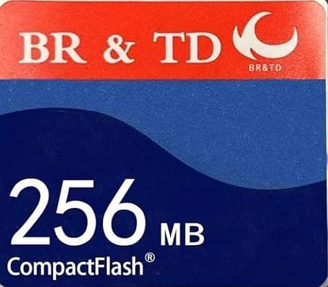 Compact Flash Card br & TD 256MB for Digital Camera  C  R3530