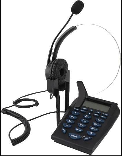 l Center Phone and Headset, siness Office Multi-functional Phone Dial Pad Call Center Traffic Tel45ephone Headset Function of FSK/DTMF Caller ID Display C A57