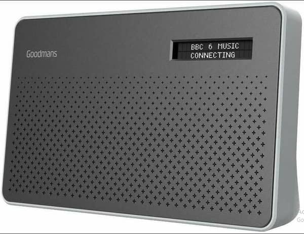 Goodmans CANVASSTE Digital FM/RDS Portable DAB Radio - Steel C C527