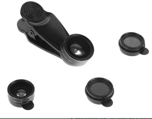 3 in 1 Mobile Camera Lens with Storage Bag, Cell Phone Camera Lens 7pcs Lens for Smartphone Camera Lens C R4805