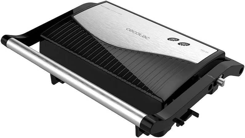 Electric Barbecue Cecotec Rock'nGrill 750 Full Open 750W Black Grey UK IMPORT C C519