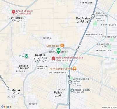 11.78 Marla Corner,Facing park plot for sale in Bahria Orchard Phase,1 Central Block all dues clear Demand 220 Lac