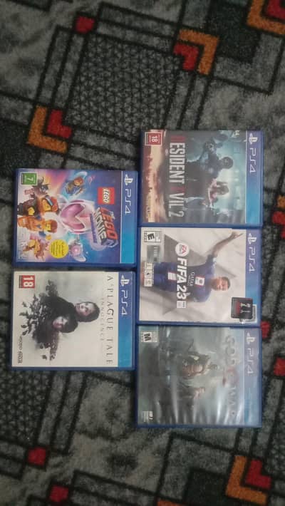 ps4 games all slightly used (prices in description)