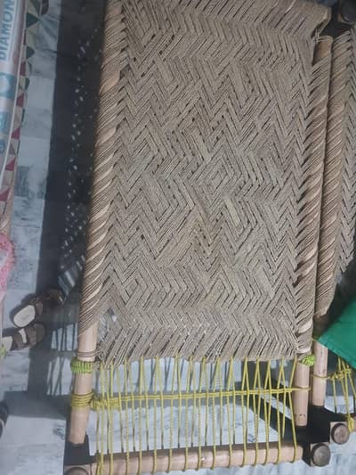 mazboot wooden charpayyan