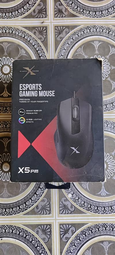 Bloody X5 Pro Esports Gaming Mouse - 16,000 CPI, Customizable
