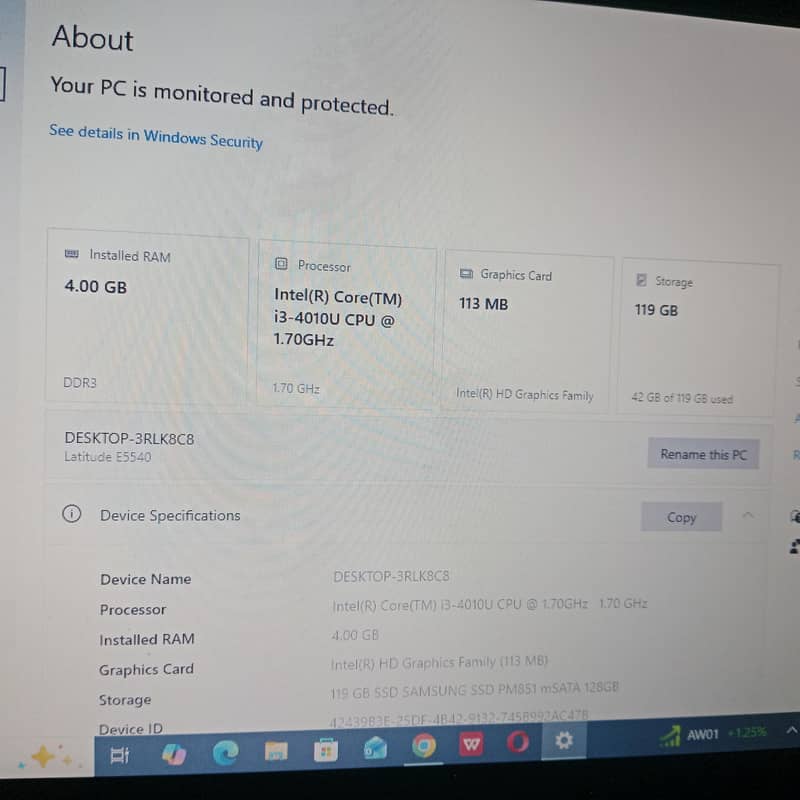 Dell laptop 5