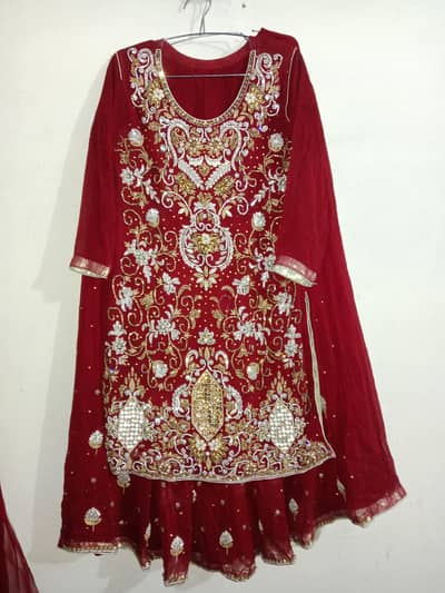 full heavy work lehenga shirt duppta