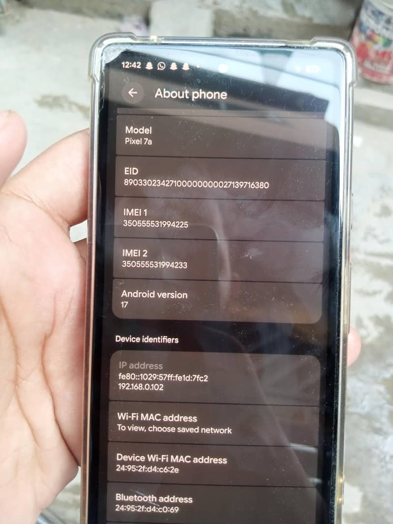 Google Pixel 7A 3