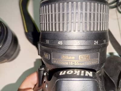 Nikon D-3200 With 2 lens