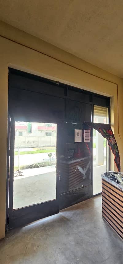 Metal farm door for shop 8ft 10inh by 9ft