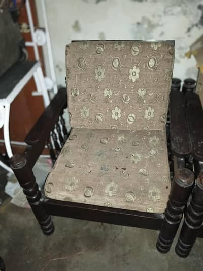 5 seater sofa set solid wooden moltyfome cotion