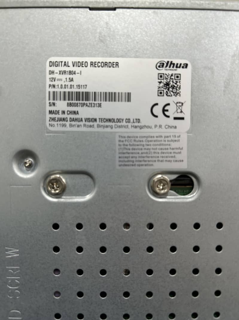 Dvr and screen 1