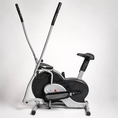 Oxygen Fitness 2 in 1 Air Bike & Cross Trainer premium exercise cycle