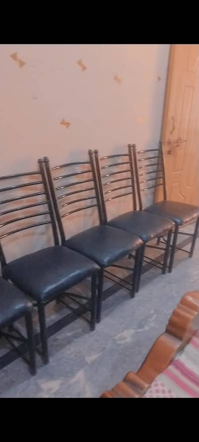 metal black chairs