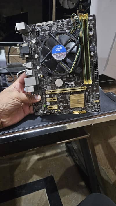I5 4GEN WITH H81M ASUS MOTHERBOARD AND 16GB RAM