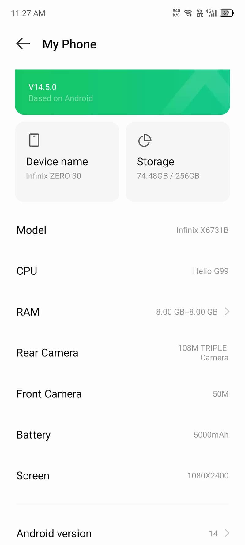 Infinix Zero 30 5