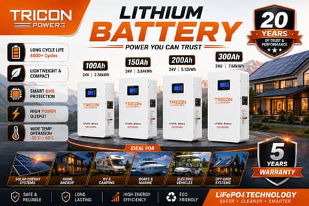 48v 24v 100ah 150ah 200ah 300ah Lithium Battery