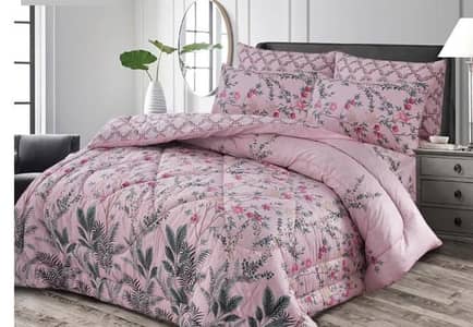 1×7pcs cotton  comforter set (light weight filling) | NEW