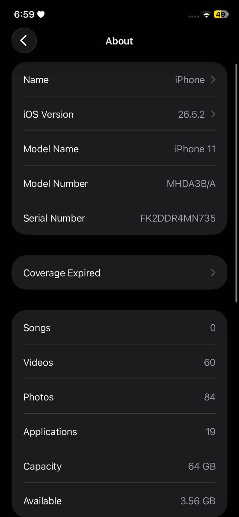 Apple iPhone 11 8