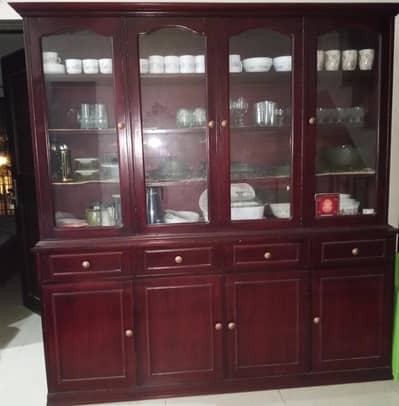 Pure wooden show case