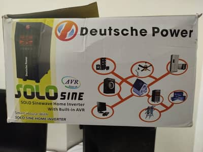 Deutsche Power SOLO SINE Pure Sinewave Home Inverter UPS  wilt built i