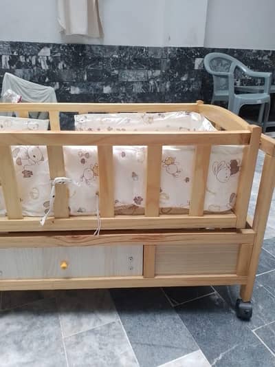 wooden swing cradle