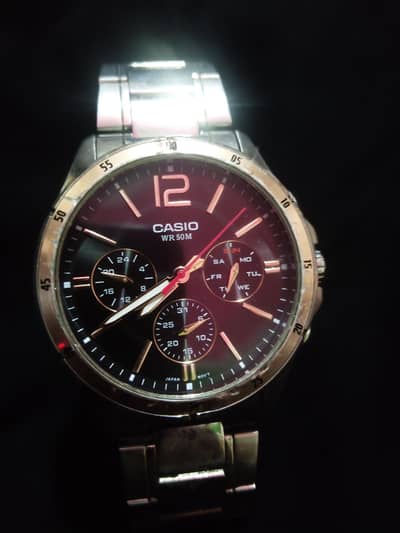 Casio MTP-1374 crongraph Japan watch for men