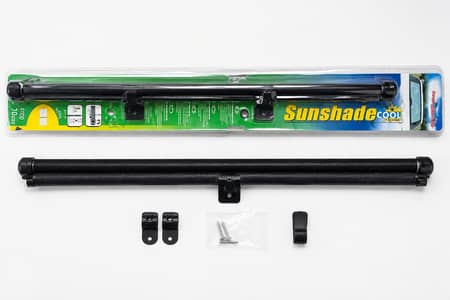 Brand new retractable sunshades.
