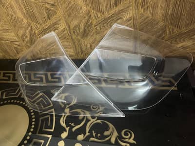 Honda rebirth back light white glass