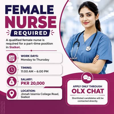 Hiring female nurse