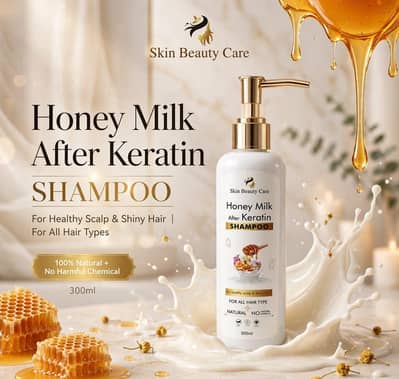 Honey Milk Shampoo (Delivery Free Over Pakistan)